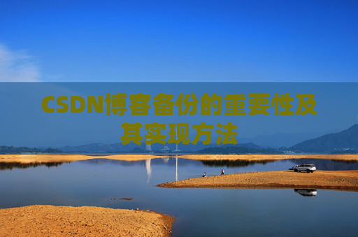 CSDN博客备份的重要性及其实现方法